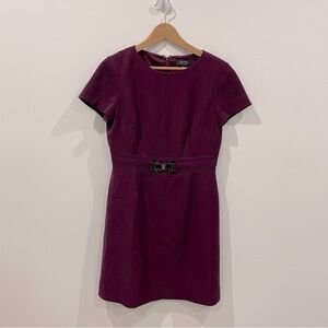 Tahari Arthur S. Levine Petite Purple Dress
